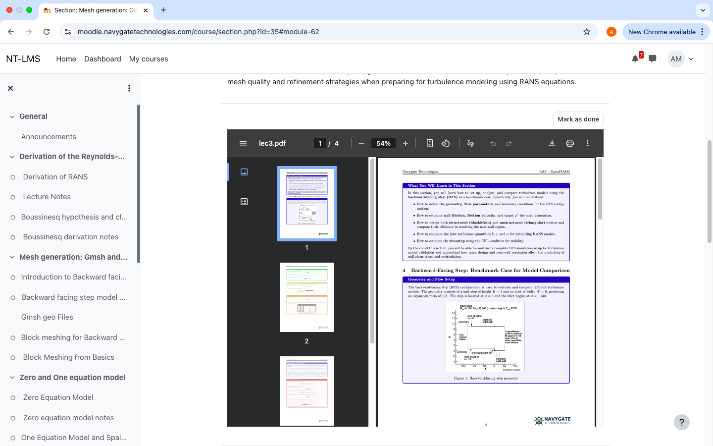 image of the file for the RANS in openfoam course